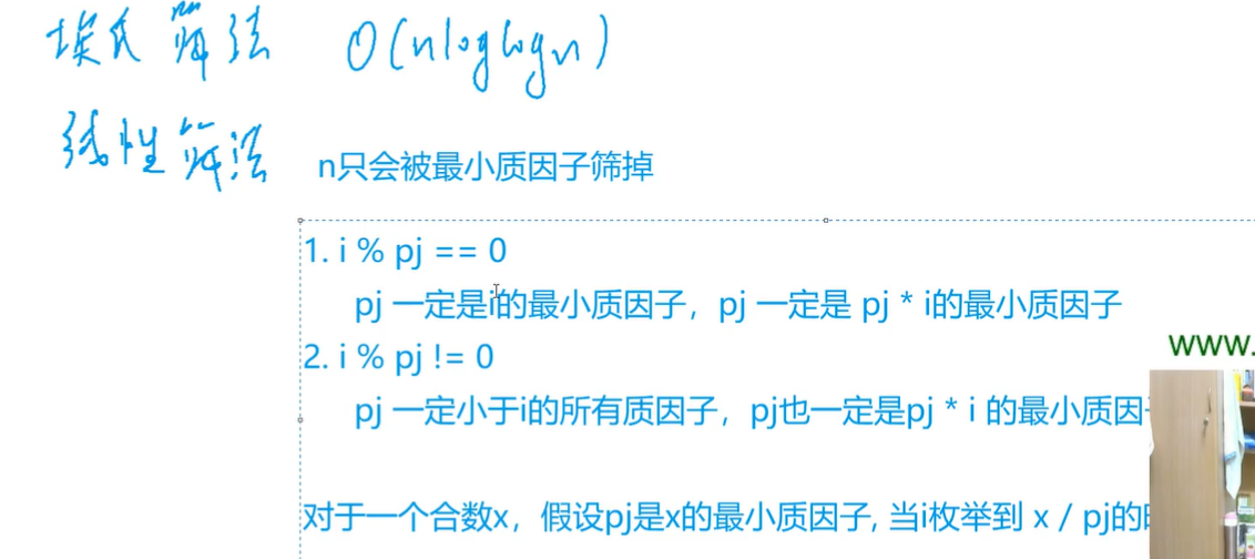 线性筛法求素数